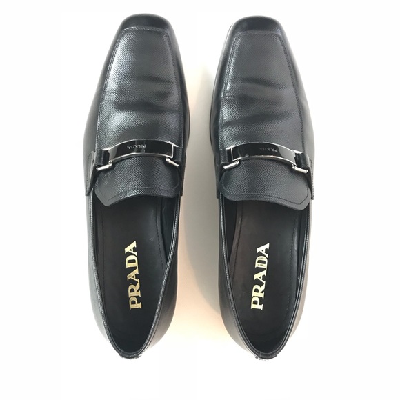 NEW Prada Men Saffiano Leather SlipOn Dress Loafer - Picture 7 of 8